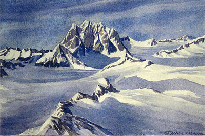 Painting of Devil's Paw by Dee Molenaar